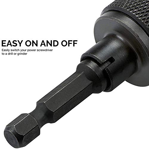 Drill Set bit 4PCS Drill Chuck Quick Change Adapter Drill Chuck Screwdriver Adapter Electric Drill Conversion Chuck Set Drill Collet Adapter