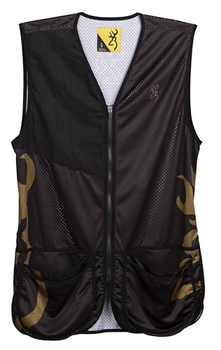 Browning Team Shooting Vest (Black/Gold, Small)