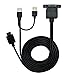 Gechic 1503h/1503i rear port cable to HDMI-A and USB-A (1.2m)