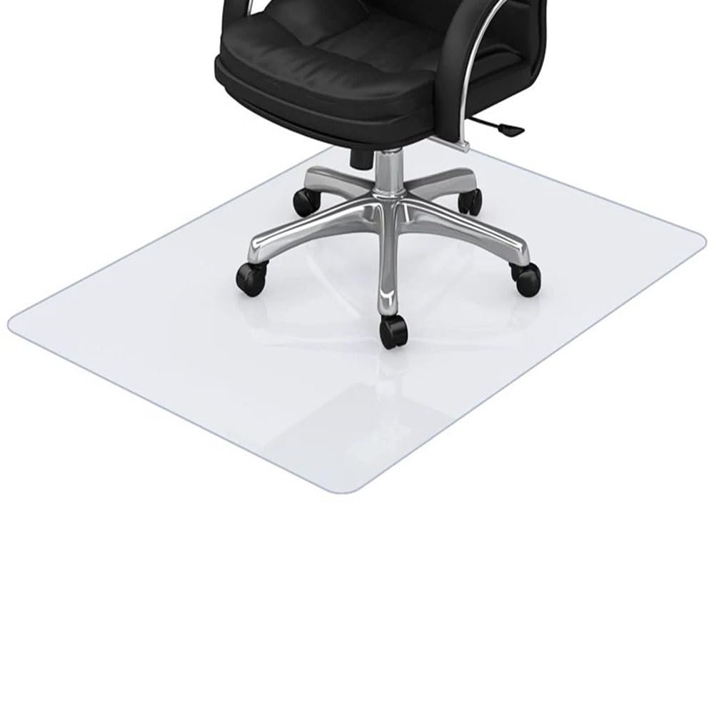 Office Chair Mat 1 0 mm Clear Chair mat for Rolling Chairs PVC Floor Protector Mat Rectangle Desk
