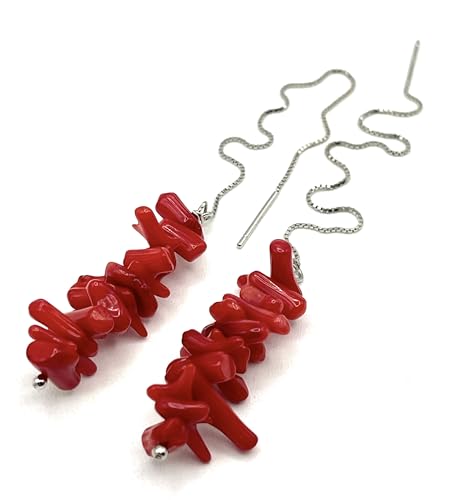 Boucles d'oreilles corail rouge pour illuminer vos tenues chic