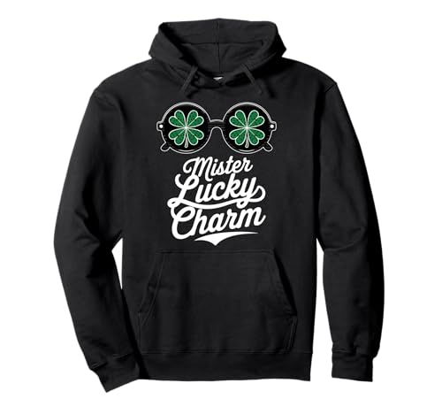 Lucky Clover Sonnenbrille St Patrick's Day Retro Pullover Hoodie