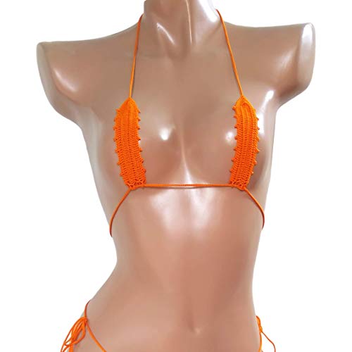 Crochet Extreme Micro Bikini Top - Perfect for Sunbathing