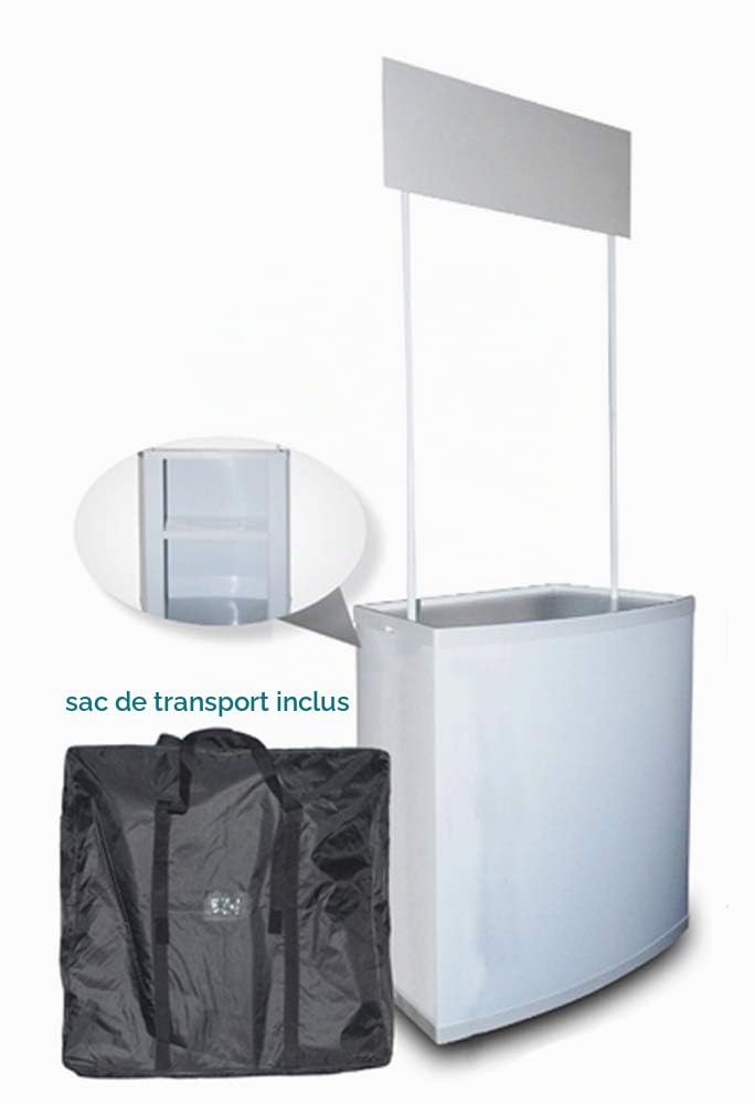 Promotionnel sans impression, comptoir d'exposition, POS, stand d'exposition, stand promotionnel, Sell