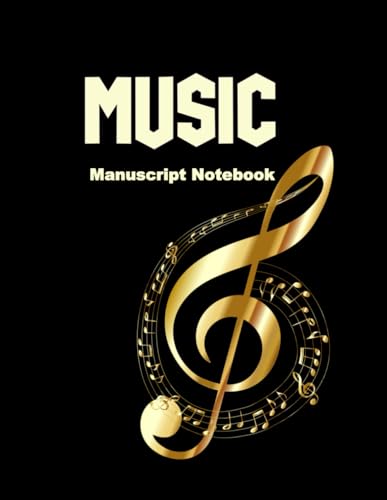 Music Manuscript Notebook: Music Manuscript Notebook with 100 Staff Pages | 6 Staves Per Page | Music Notation Guide for Composers, Students and Musicians | image 2