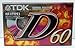 Produktbild TDK D 60 EB Audio-Kassette (60min)