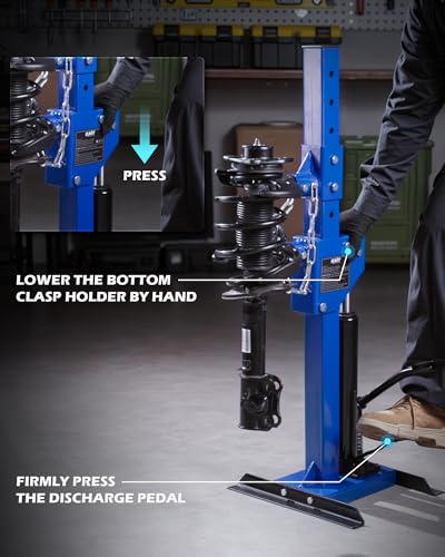 Image of OMT Hydraulic Strut Spring Compressor with 1 Ton Rated Compression Force
