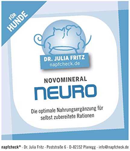 napfcheck Novomineral Neuro - für Epileptiker zur Ergänzung selbst zubereiteter Rationen - für Hunde - 500 g