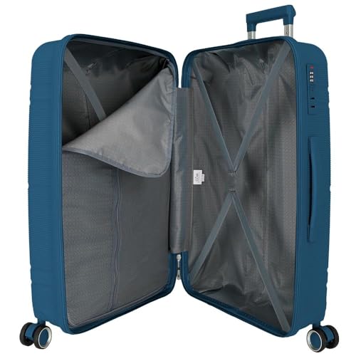 Miniatura 3 de Roll Road Universe Juego De Maletas Azul 55 65 Cms Rígido 5,6 Kgs Cierre Tsa Polipropileno 5,6 Kgs 102l Equipaje De Mano