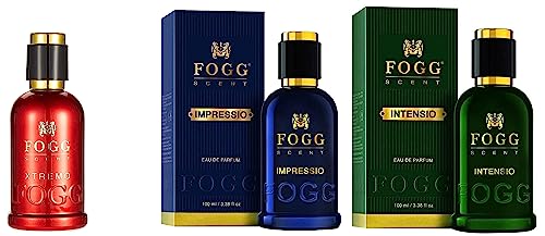 Image of FOGG Men Xtremo, Intensio, and Impressio Fresh Scent Spray, 100Ml