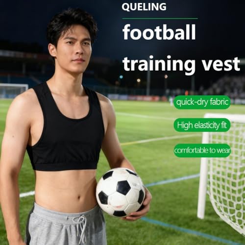 Chaleco de rendimiento de fútbol transpirable con sujeción ergonómica 7