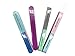 HeeYaa 7 Inch Nail File 6 Pack - Professional Care Manicure Tools - 7 Surfaces, 7 Steps - Purple, Blue