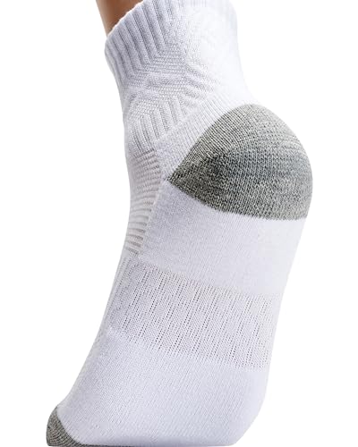 Image of Pro Mountain Wide Toe Box For Health Cotton Compression Ankle Socks Athletic Hiking Mesh Quarter Length No Logo