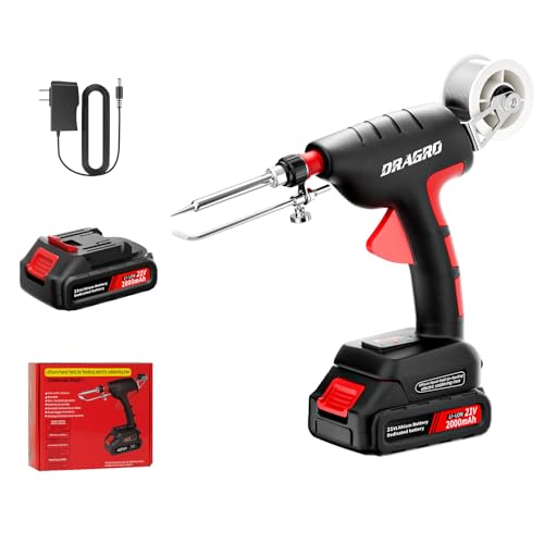 Cordless Soldering Iron Kit for Makita 18V Battery Portable Soldering Gun Electric Solder Iron 30s Rapid Preheat Soldering Gun Kit for Electronics Welding Repairing-2Pcs Batteries