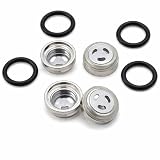 Ampiamente utilizzato: compatibile con Kawasaki, compatibile con Honda, compatibile con Suzuki, compatibile con Roketa, compatibile con Eton e molte altre motociclette. Questo set di guarnizioni per vetro spia è versatile e compatibile con molti modelli di serbatoi del cilindro principale del freno.