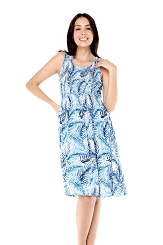 Image of Hawaii Hangover Family Matching Hawaiian Clothes, Simply Blue Leaves | Family matching Hawaiian outfits, Simply Blue Leaves, lightweight rayon, machine washable, tropical leaf print, luaus