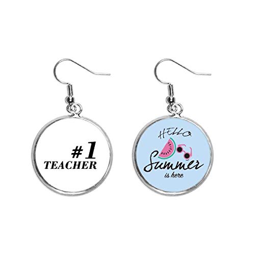 Pendientes de sandía con diseño detallado para un uso cómodo en el lóbulo