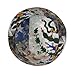 Mexican American Flag Print Fashion Unisex Bucket Hat Wide Brim Sun Protection Foldable Double Sided Printed Sun Hat Black