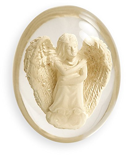 'Hope Angel Worry Stone' Engel-Handschmeichler-Stein 'Hoffnung' mit dekorativem Geschenkumschlag