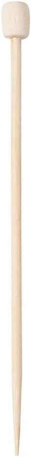 3.5 Inch Cocktail Picks, 100 Disposable Appetizer Skewers - Cylinder Top, Sturdy, Natural Bamboo Decorative Toothpicks, For Barbeques, Parties, Or Buffets
