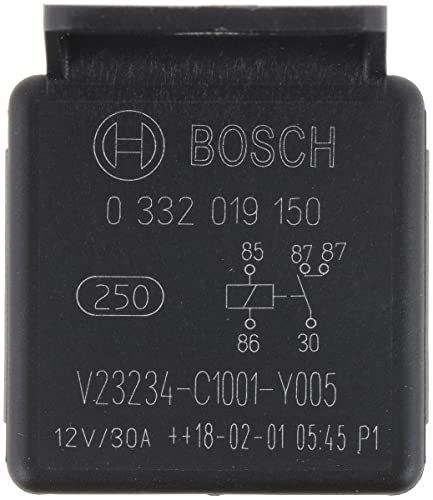 Bosch 0332019150 Mini-Relais 12V 30A, IP5K4, Betriebstemperatur von -40° bis 100°, Schließer-Relais, 5 Pins, 2x87, mit Lasche – Ansicht 9