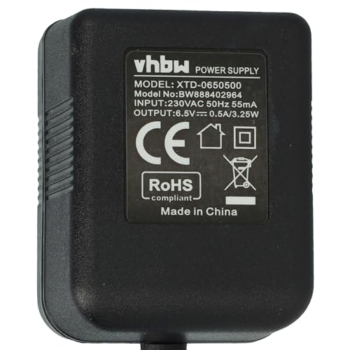 Chargeur pour Panasonic PQLV207CE vhbw câble alimentation de remplacement téléphone fixe