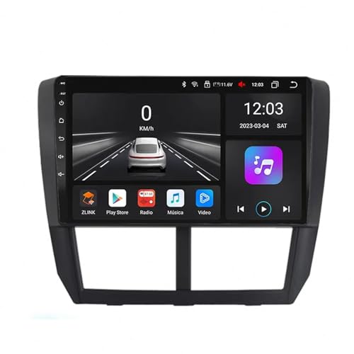 Radio Coche 2 DIN Carplay Peugeot 206 manos libres Bluetooth pantalla Incell
