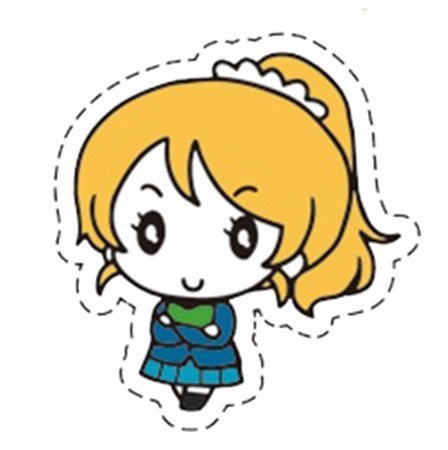 ラブライブ! μ’sメタルチャームストラップ 【絢瀬絵里】