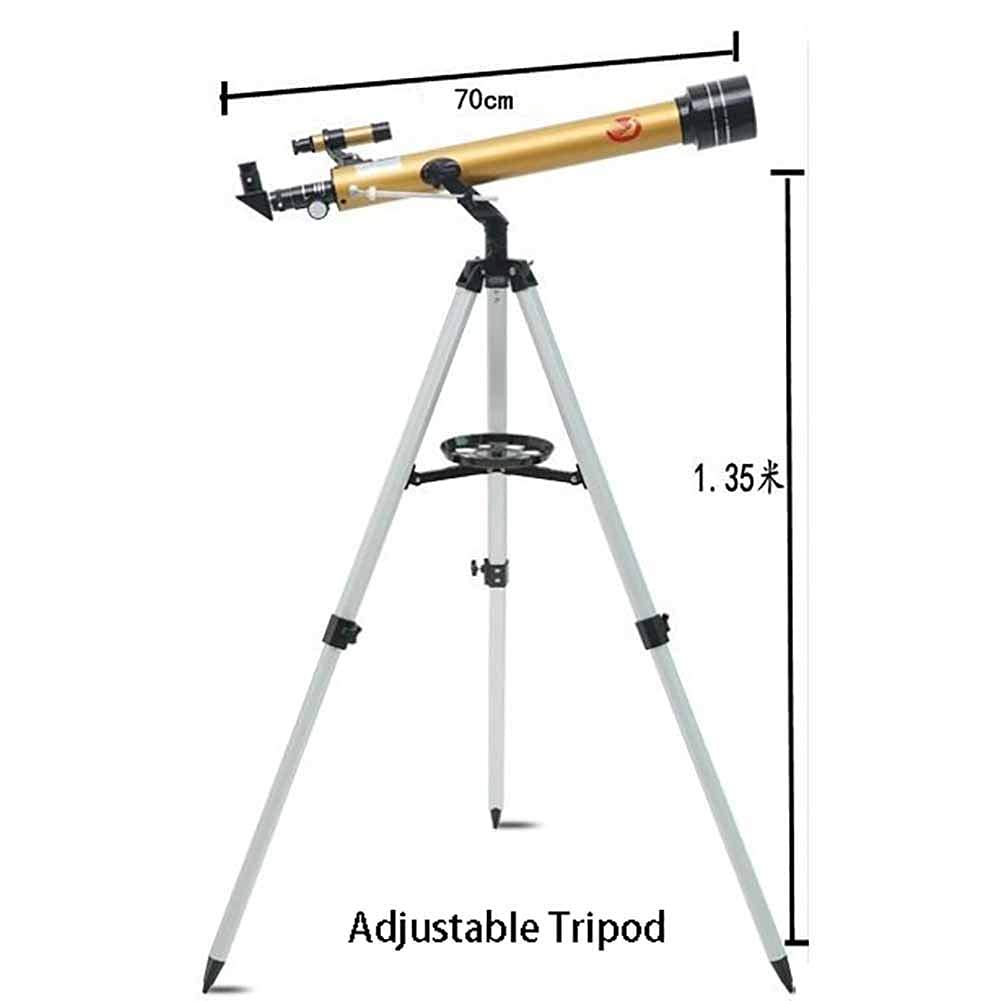 Telescopio astronomico rifrattore Spaziale con treppiede Regolabile, Giocattoli educativi, telescopi monoculari, telescopio Spaziale monoculare per Esterni per Bambini Principianti