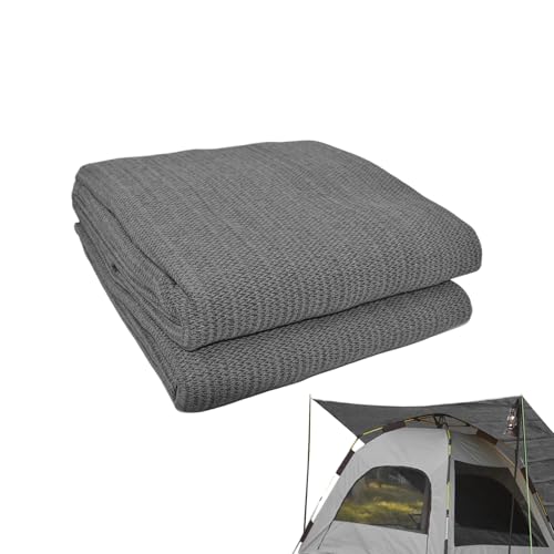 Generisch Esterillas para suelo de tienda de campaña, transpirable, para camping, resistente al desgarro, manta impermeable para terraza, senderismo, césped, patio, balcón