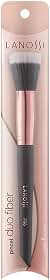 Lanossi - Pincel Duo Fiber, Cor Preta com Rosé Metalizado, Linha Rose Black