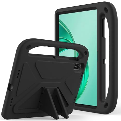 Coque Honor Pad X8A 11 pouces enfant noir avec support antichoc