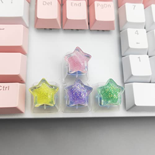 Teclas retroiluminadas personalizadas con estrellas para teclado mecánico Cherry MX OEM 2