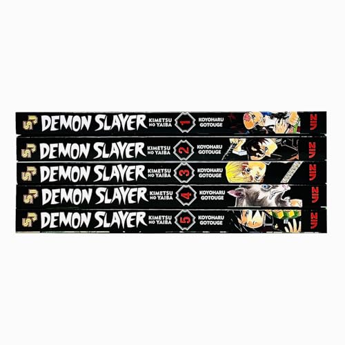 Demon Slayer: Kimetsu no Yaiba Vol-1-5 Books Collection set