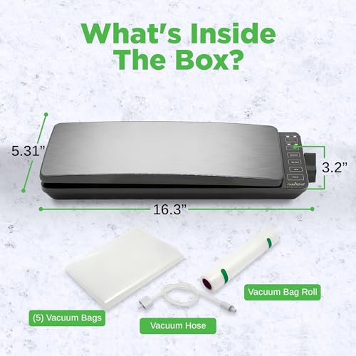 Save 65% on NutriChef Vacuum Sealer with Starter Kit - Image 7