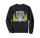 disco golf frisbee albero di natale ornamento luci di natale felpa