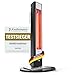 VASNER HeatTower Wärmestrahler – Infrarot Standheizstrahler 2500 Watt - Heizstrahler Terrasse elektrisch 4 Heizstufen - Elektro Heizstrahler Outdoor - Terrassenstrahler Infrarot inkl. Fernbedienung