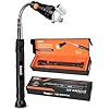 Rak magnetic pickup tool gifts for men telescoping magnet with led flashlight and 22 inches extendable neck cool gadget gifts for dad led flashlgiht  urban country home decor