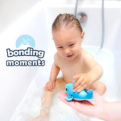 Marppy Baby Bath Toys, Floating Wind-Up Sharks Bath Toys For Toddlers And Kids Tub And Pool Toys 3 Swimming Bath Toys Sharks And 1 Bath Toy Storage #TOP4