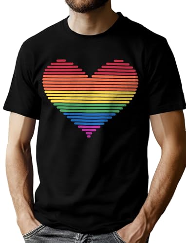 Image of Ithalt Pride Tank Top for Women LGBT Rainbow Flag Shirt Love Heart Graphic Tee Lesbian Gay Pride Sleeveless Vest