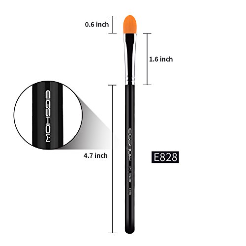 EIGSHOW Eyeshadow Primer Brush, Flat Concealer Brush, Professional Tools for Applying Cream, Blending, Liquid Shadows Eye Primer Base(E828) - Image 6