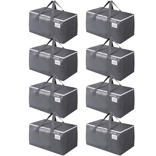 Bolsas de almacenamiento BlissTotes 125L resistentes y plegables con cremalleras 2