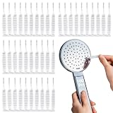 100 Pieces Mini Shower Head Cleaning Brush Multifunctional Gap Hole Anti-Clogging Nylon Pore Gap Cleaning Brush for...