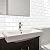 DEWOO 10 White Subway Tile Peel and Stick Backsplash Self Adhesive Wall Tiles for Kitchen and Bathroom