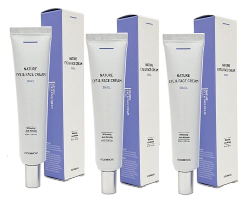 3W Clinic Foodaholic Nature Snail Eye & Face Cream 40ml x 3EA/ANTI-AGING,WRINKLE/Korea-Beauty/Korea Made