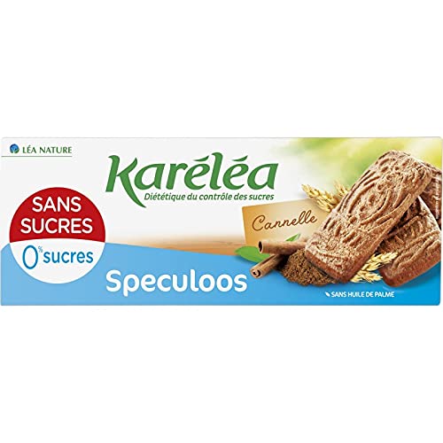 Spéculoos sans sucre Karéléa lot de 4 paquets de 250g pour biscuits diététiques