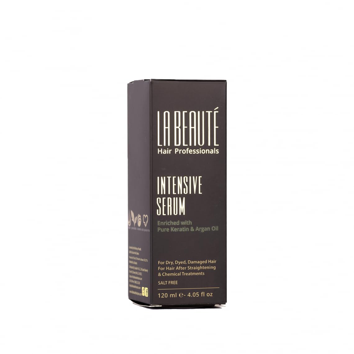 La Beauté Siero Intensivo, 120 ml, Brillanza Specchio, Protezione Termica, con Cheratina Idrolalizzata e Olio di Argan