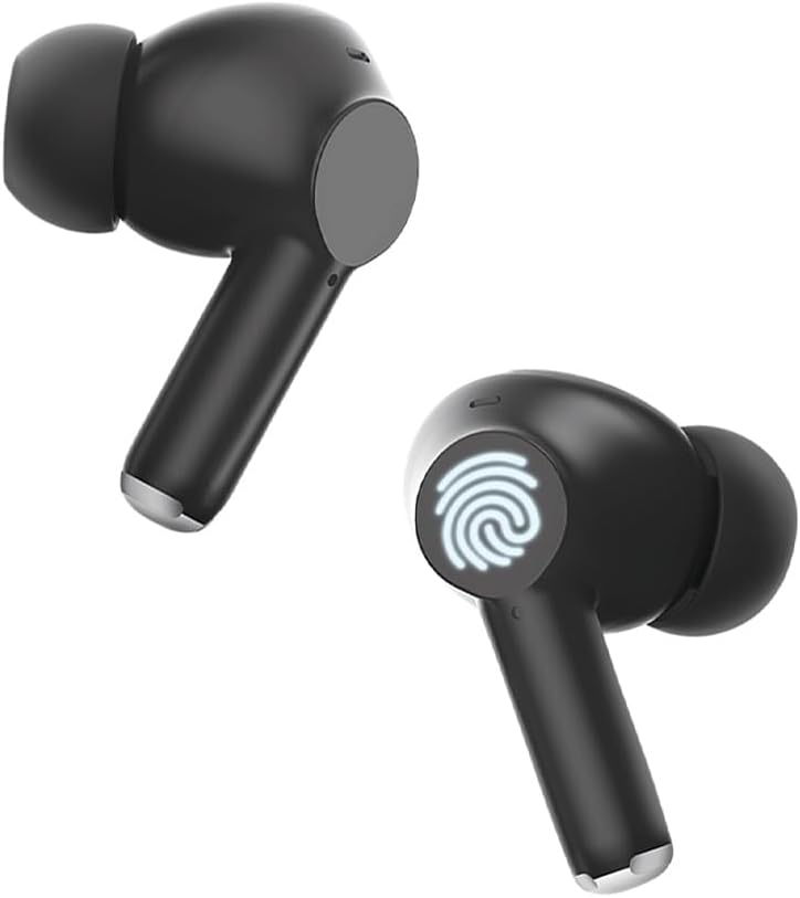 Close-up of Select Sound Beatmix TWS Earbuds showing touch sensor area