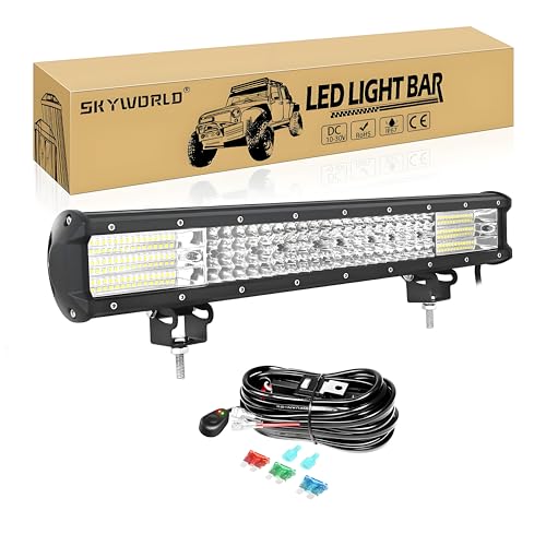 Barras Luminosas LED SKYWORLD 510W de Alta Resistencia Offroad