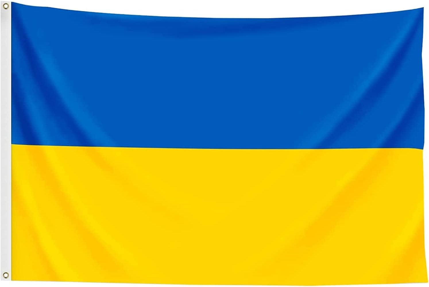 Ukraine Flag 3ftx5ft Ukrainian National Flags Polyester with Brass Grommets 3x5 Foot Flag